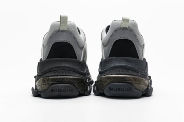 541624 W09E1 7320 Balenciaga Triple S Black Silver2 - Image 7