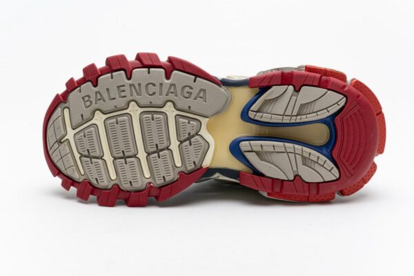 570391 W2GN2 8570 Blenciaga Track 2 Sneaker Beige Blue - Image 9