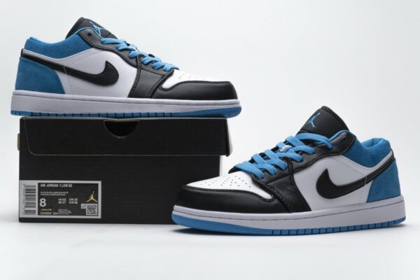 CK3022-004 Air Jordan 1 Low SE Laser Blue - Image 2