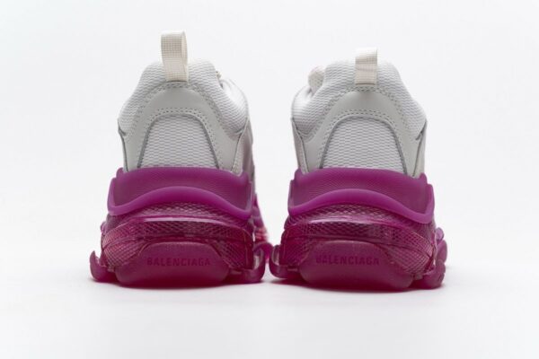 544351 W09O1 2281 Balenciaga Triple S White Pink - Image 8