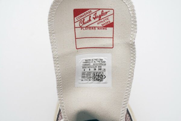159623C Converse Chuck 70 HI Saddle Black Egret - Image 12