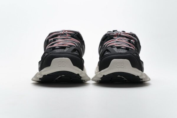 542436 W1GB7 2019 Balenciaga Tess S.Black White Orange - Image 5