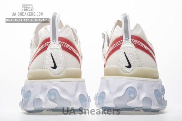 Nike React Element 87 “White Red” AQ1090-100 - Image 5