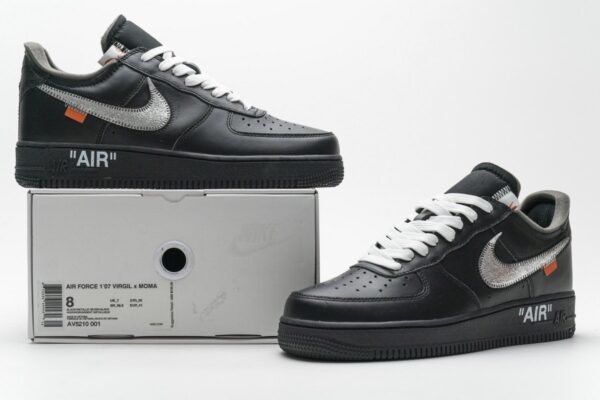 AV5210-001 OFF White X Air Force 1 ’07 Low MOMA - Image 2