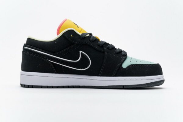 CK3022-013 Air Jordan 1 Low SE Pink Orange Blue - Image 10