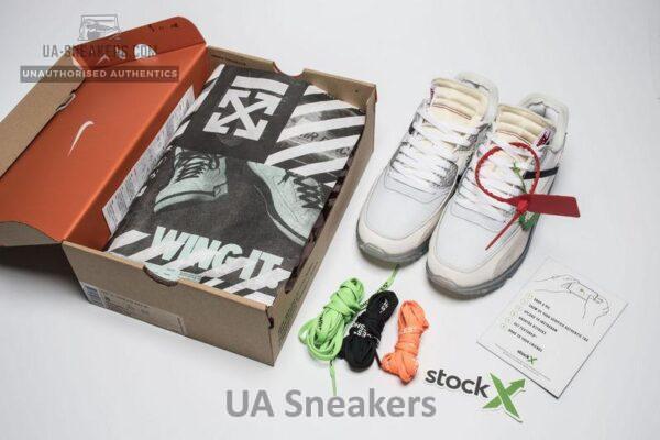 Off White x Nike air Max 90 AA7293-100 - Image 8
