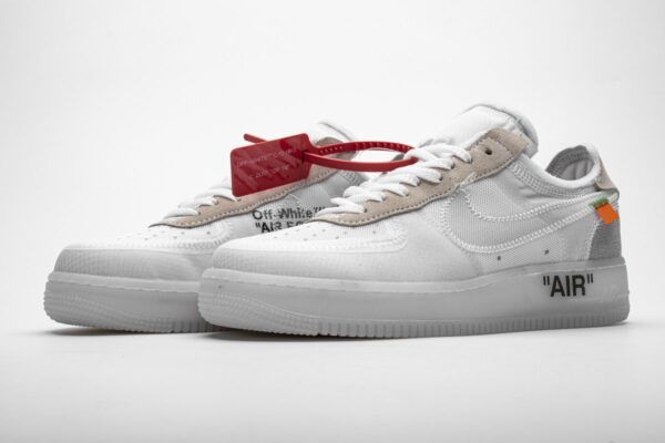 AO4606-100 OFF White X Air Force 1 Low White - Image 4