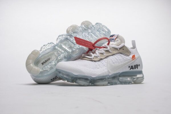 2018 1.0 AA3831-100 Off White x Nike Air VaporMax 2018 'All White' - Image 4