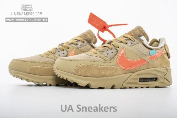OFF-WHITE x Nike Air Max 90 “Desert Ore” Release Date AA7293-200 - Image 4