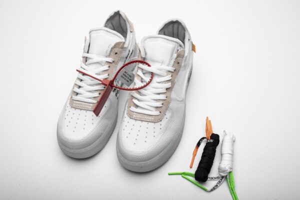 AO4606-100 OFF White X Air Force 1 Low White - Image 9