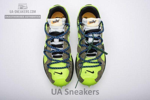 OFF WHITE X Nike Zoom Terra Kiger 5 White Electric Green CD8179-300 - Image 5