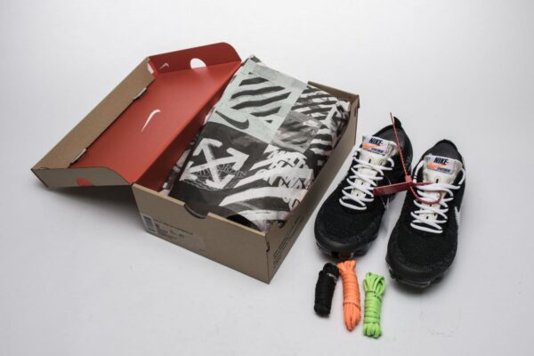 2018 1.0 AA3831-001 Off White x Nike Air VaporMax 2018 'All Black' - Image 3