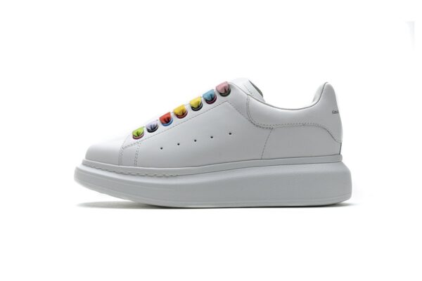 462214 WHGP7 9001 Alexander McQueen Sneaker White Rainbow