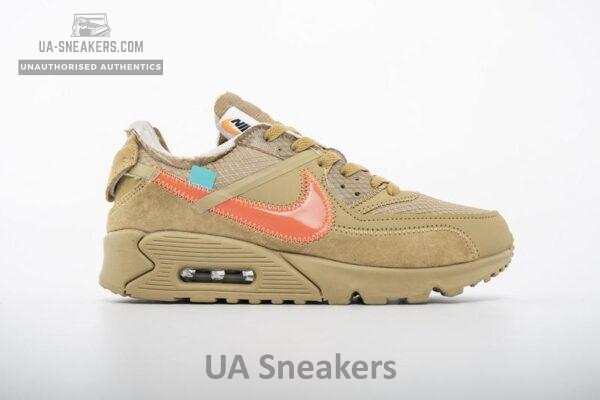 OFF-WHITE x Nike Air Max 90 “Desert Ore” Release Date AA7293-200 - Image 5
