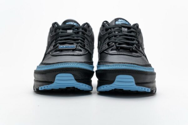 CJ7197-002 Undefeated x Nike Air Max 90 Black Blue Fury - Image 5