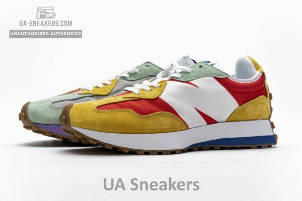 NB327LAB New Balance White Red Yellow - Image 6