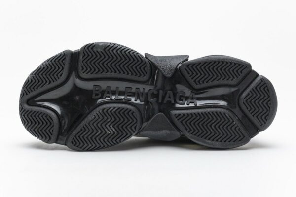 541624 W09E1 7320 Balenciaga Triple S Black Silver2 - Image 9