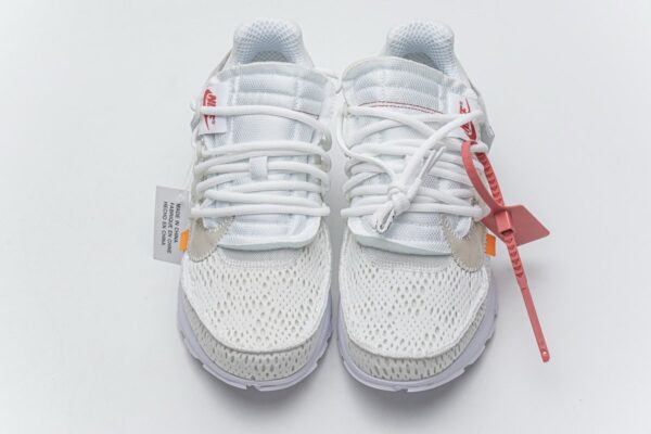 AA3830-100 OFF-WHITE x Nike Air Presto White - Image 4