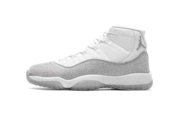 AR0715-100 WMNS Air Jordan 11 Retro White Metallic Silver - Image 4