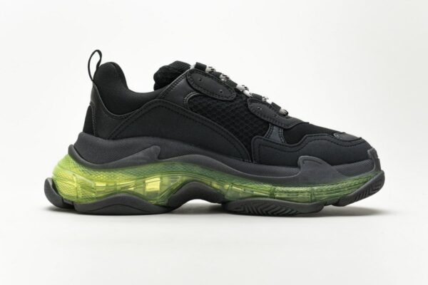 541624 W09O1 2140 Balenciaga Triple S Black Green - Image 9