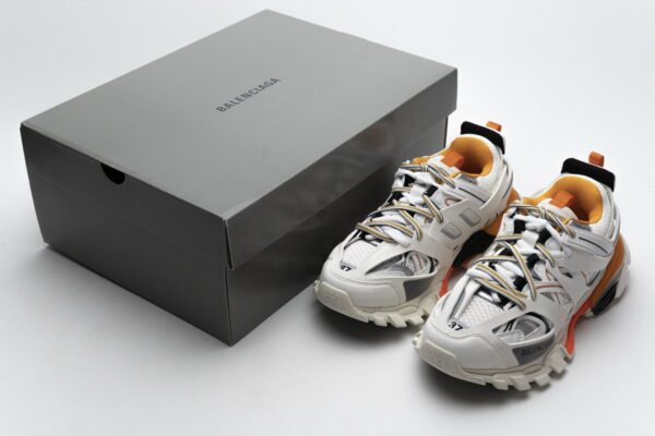 542436 W1GB7 9059 Balenciaga Tess S.White Orange - Image 3