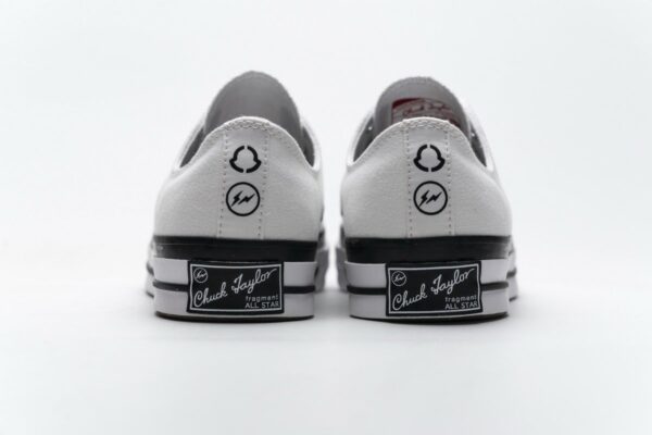 161208C Fragment x Moncler Converse CTAS LIFT OX White - Image 7
