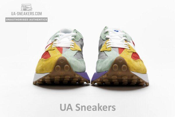 NB327LAB New Balance White Red Yellow - Image 5