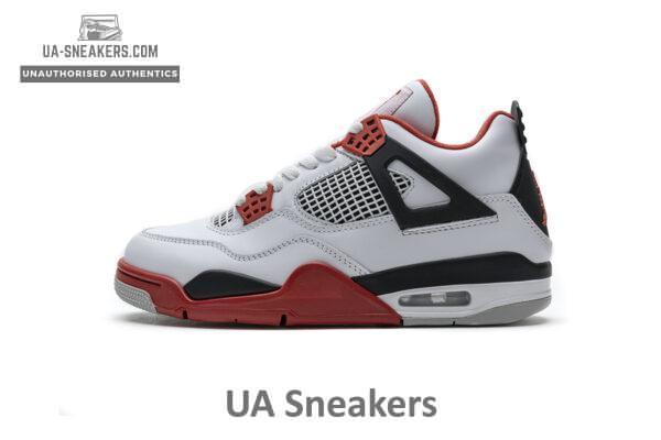 308497-110 Air Jordan 4 Retro Fire Red
