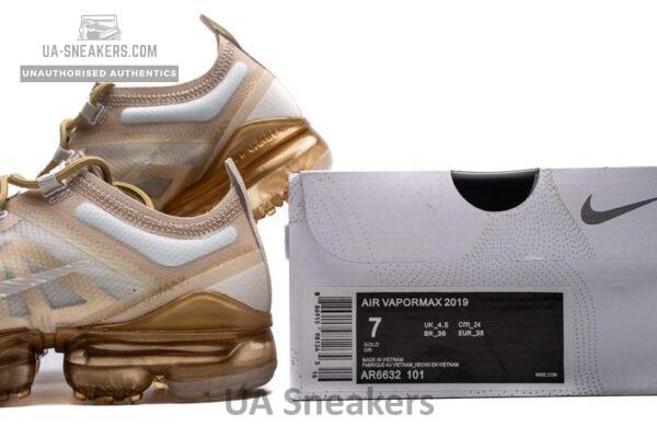 Nike Air VaporMax 2019 Gold AR6632-101 - Image 8