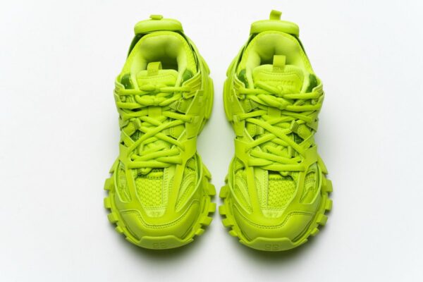 542436 W1GB7 2014 Balenciaga Tess S.Fluorescent Yellow - Image 4