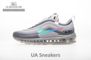 OFF WHITE X Nike Air Max 97 “Wolf Grey Menta” AJ4585-012