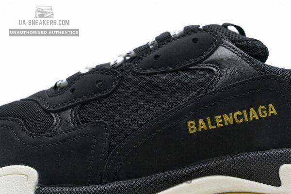 483513 W06E1 1078 Balenciaga Triple S Black Yellow - Image 9