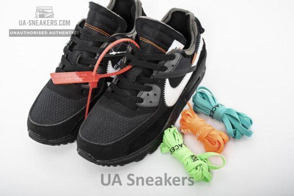 Off-White x Nike Air Max 90 “All Black” AA7293-001 - Image 8