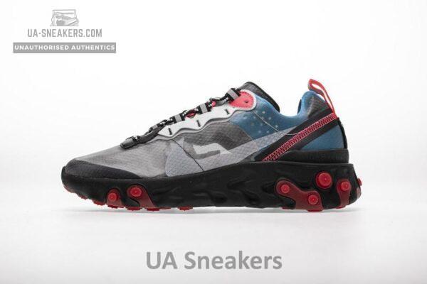 Nike React Element 87 “Blue Chill Solar Red”AQ1090-006