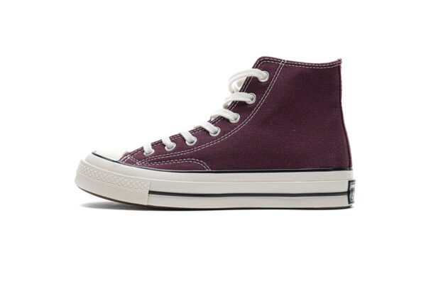 162051C Converse Chuck 70 HI Dark Burgundy Black Egret