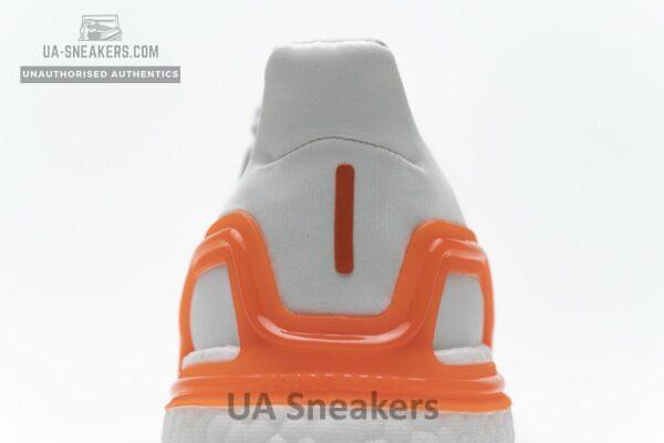 EG0768 adidas Ultra BOOST 20 Primeblue White Blue Orange - Image 8
