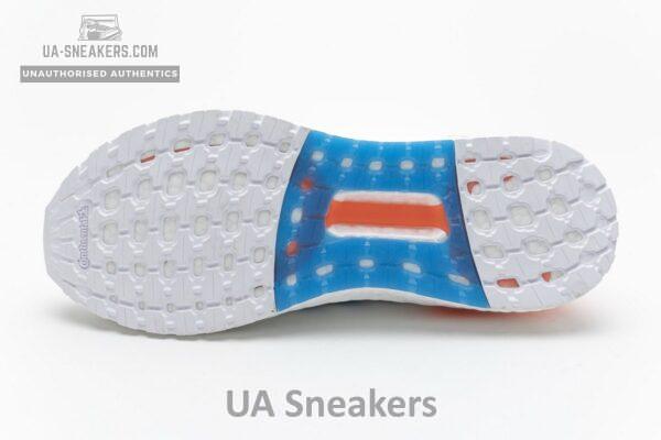 EG0768 adidas Ultra BOOST 20 Primeblue White Blue Orange - Image 15