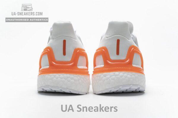 EG0768 adidas Ultra BOOST 20 Primeblue White Blue Orange - Image 7