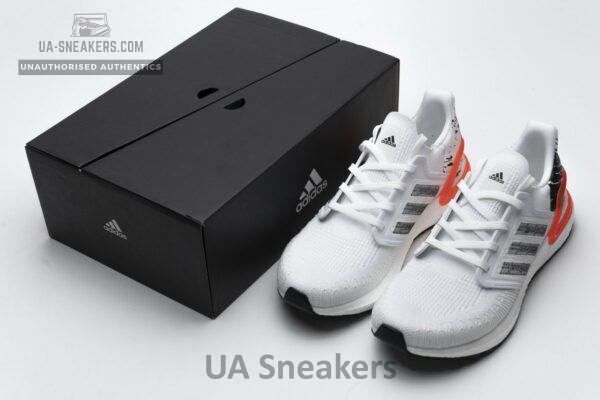 EG0699 adidas Ultra BOOST 20 Splatter White Black - Image 3