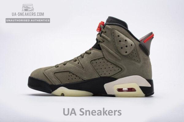 Travis Scott X Air Jordan 6 “Medium Olive”CN1084-200 - Image 3