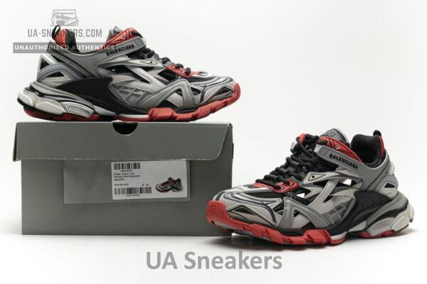GT Batch Balanciaga Track Black Grey Red - Image 2