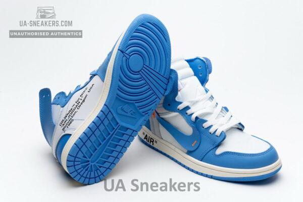 Jordan 1 Retro High Off-White University Blue Update Lace - Image 6