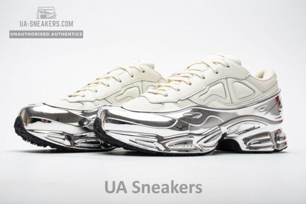 EE7945 adidas X Raf Simons Ozweego Cream White Silver Metallic - Image 3