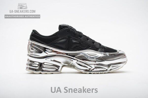 EE7944 adidas X Raf Simons Ozweego Black Silver Metallic - Image 2