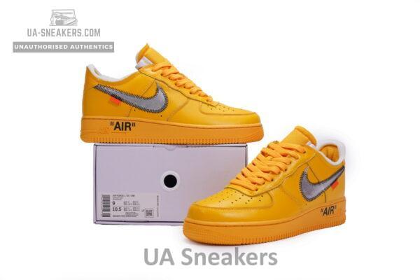 Off-White x Nike Air Force 1 Low University Gold - Image 2