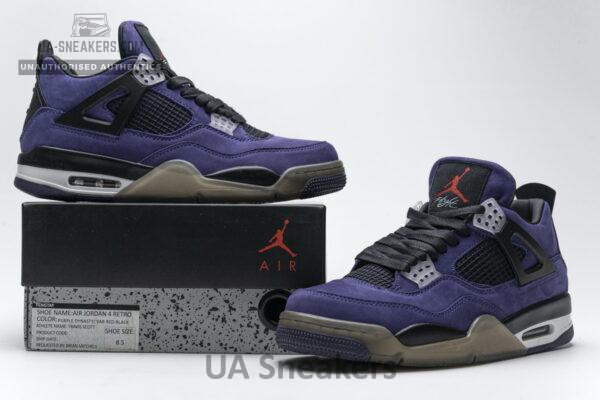 AJ4-766302 Travis Scott x Air Jordan 4 Retro Purple - Image 3