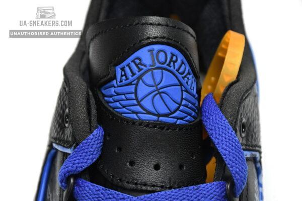 DJ4375-004 Off White x Air Jordan 2 Retro Low SP Black and Varsity Royal - Image 6