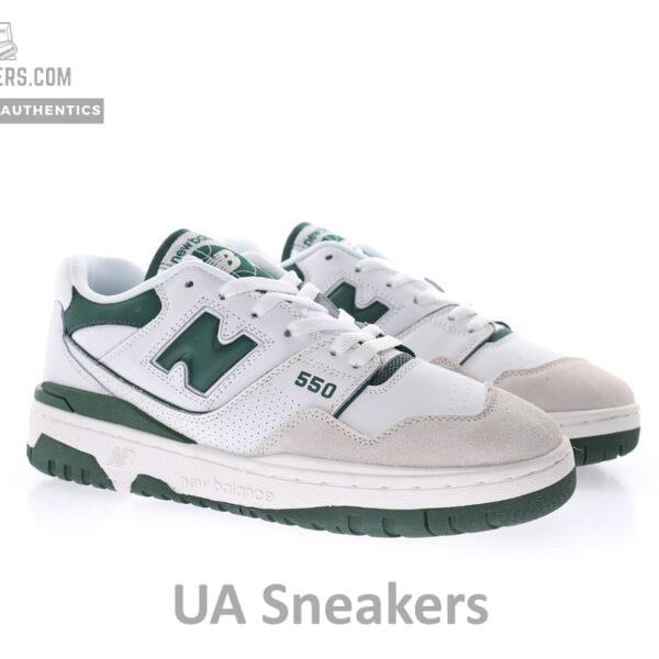 New Balance BB550WT1 White Green Blue - Image 3