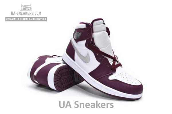 555088-611 Air Jordan 1 High OG Bordeaux - Image 4
