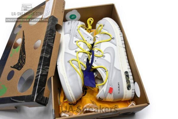 DM1602-120 OFF WHITE x Nike Dunk SB Low The 50 NO.27 - Image 4